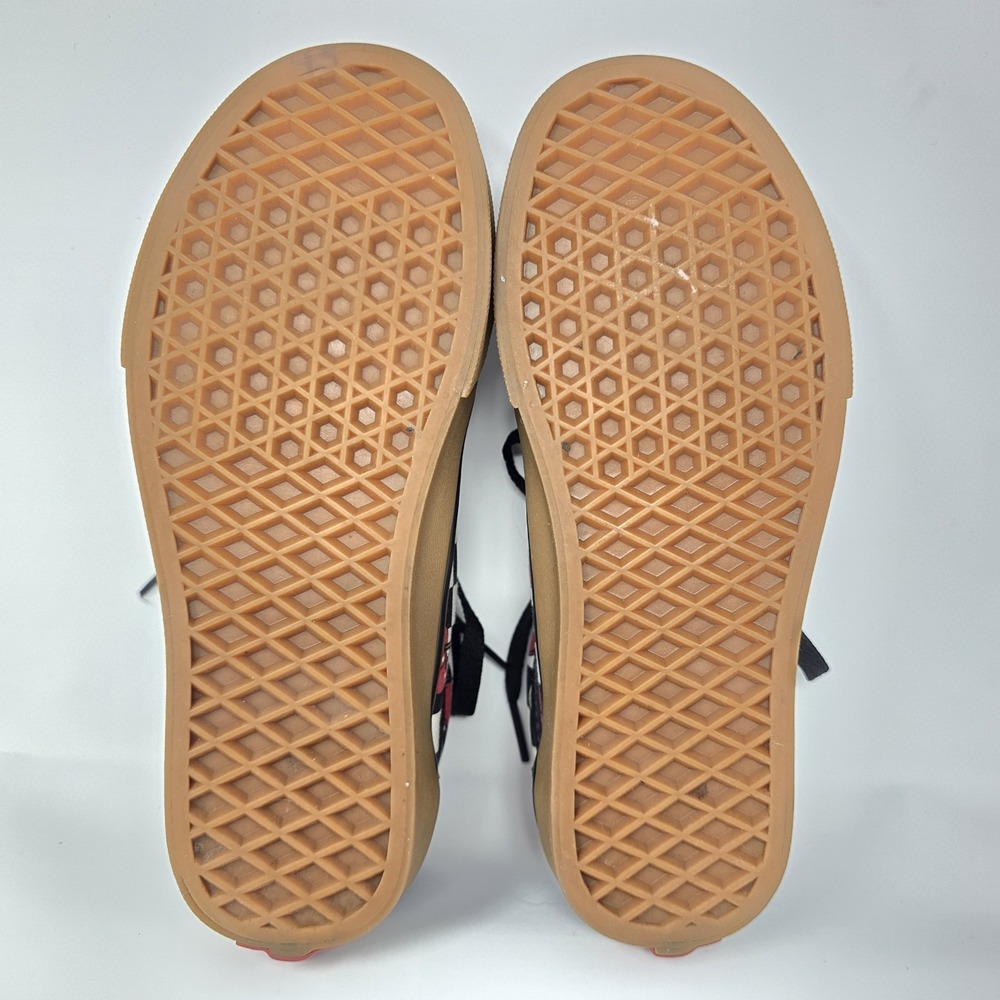 Vans Old Skool Platform Cherry Checkerboard Gum Sole Sneakers Womens 5.5 Black - Picture 15 of 16